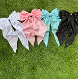 Blue Cotton Candy Bow