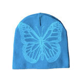 Blue Moon Butterfly Beanie