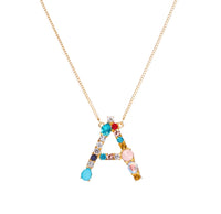 Colorful Diamond Pendent