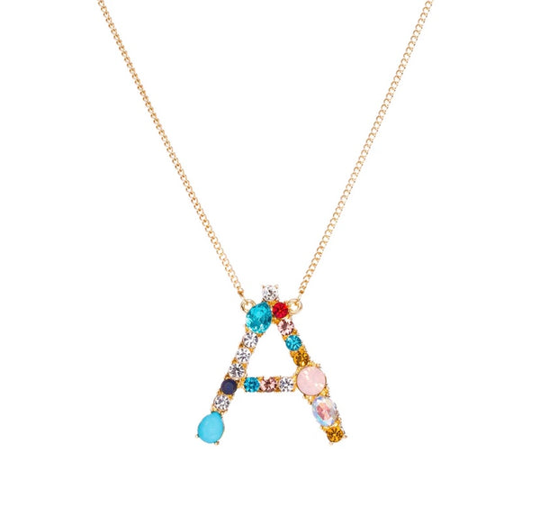 Colorful Diamond Pendent